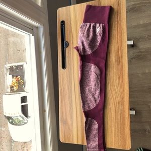 Do You Even maroon leggings